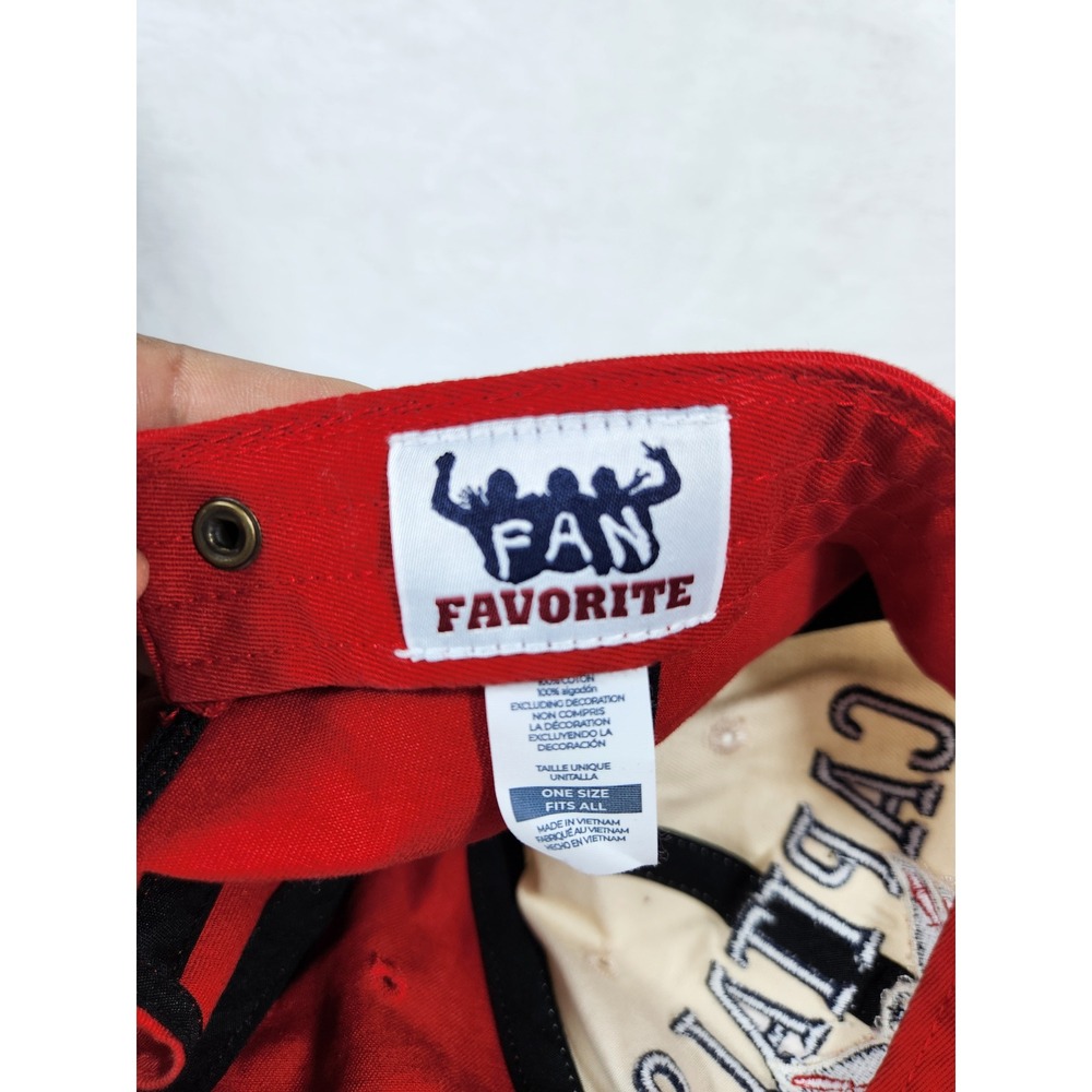 Washington Capitals NHL Fan Favorite Adjustable Baseball Cap OSFA Red - Picture 6 of 7